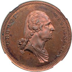 (1859) Washington PRO PATRIA Medal in Copper Baker-268