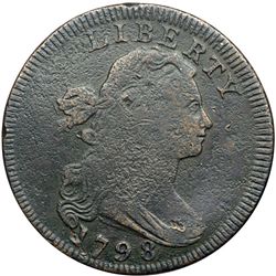 1798 S-155 R3 Small 8, Style I Hair, Reverse of 1796 G5