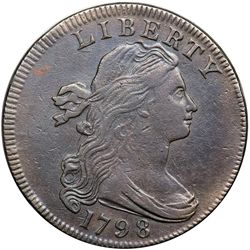 1798 S-161 R2 Small 8, Style I Hair VF20