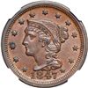 Image 1 : 1847 N-24 R1 NGC graded MS63 Brown