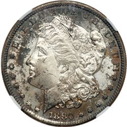 1880-S Morgan $1 NGC MS64