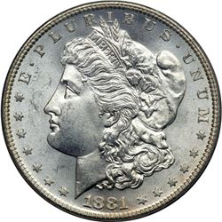 1881-S Morgan $1