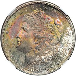 1882-S Morgan $1 NGC MS65