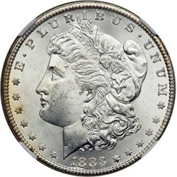 1883-CC Morgan $1 NGC MS64