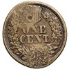Image 2 : 1861 Indian Cent Double Counterstamp. EF