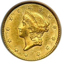 1851 $1 Gold Liberty
