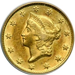 1851-C $1 Gold Liberty