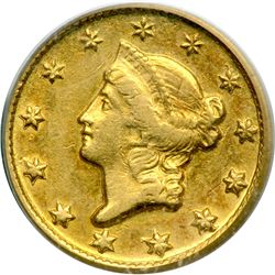 1851-D $1 Gold Liberty