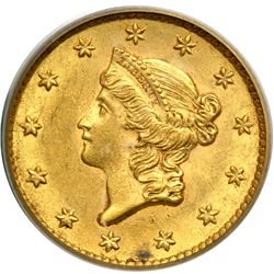 1853 $1 Gold Liberty