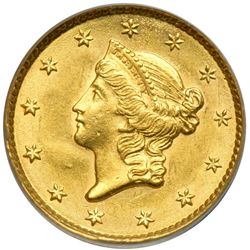 1851 $1 Gold Liberty