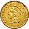 Image 1 : 1857-C $1 Gold Indian