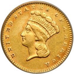 1859-S $1 Gold Indian