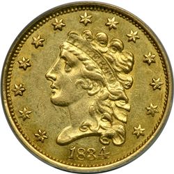 1834 $2.50 Classic Head