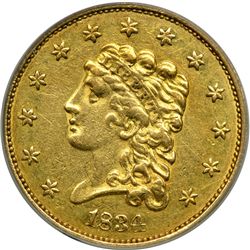 1834 $2.50 Classic Head