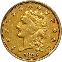 1836 $2.50 Classic Head. Block 8