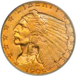 1909 $2.50 Indian