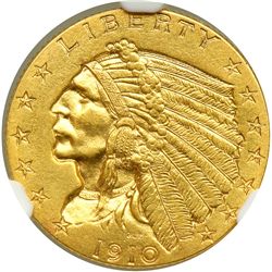 1910 $2.50 Indian NGC Proof 64