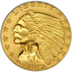 1912 $2.50 Indian