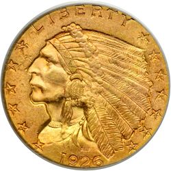 1926 $2.50 Indian