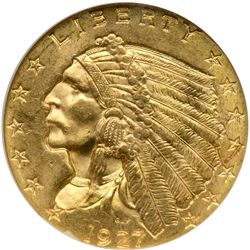 1927 $2.50 Indian NGC MS65