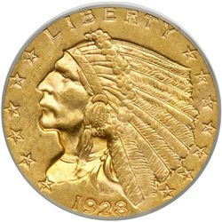 1928 $2.50 Indian