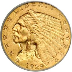 1929 $2.50 Indian