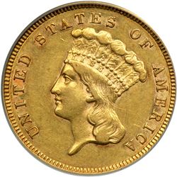 1859 $3 Gold