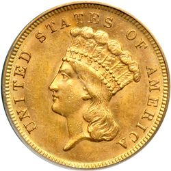1868 $3 Gold