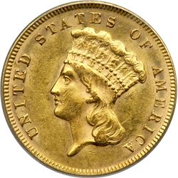 1878 $3 Gold