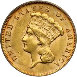 1878 $3 Gold