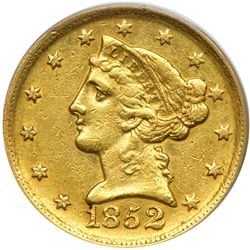 1852-D $5 Liberty