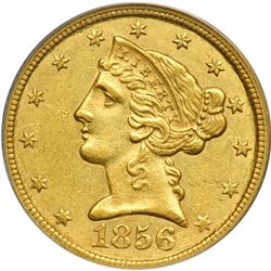 1856-C $5 Liberty