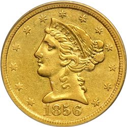 1856-O $5 Liberty PCGS EF45