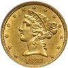 Image 1 : 1891-CC $5 Liberty