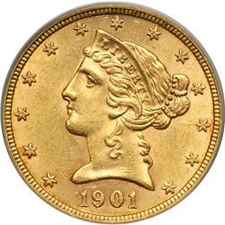 1901-S $5 Liberty