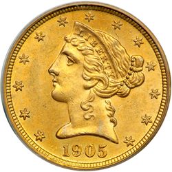 1905 $5 Liberty