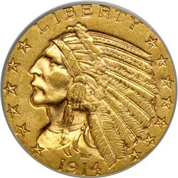 1914-S $5 Indian