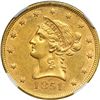 Image 1 : 1851 $10 Liberty NGC AU55