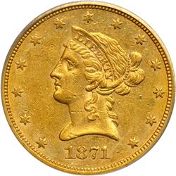 1871-CC $10 Liberty