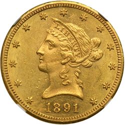 1891-CC $10 Liberty