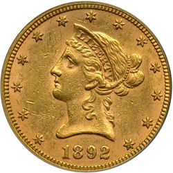 1892 $10 Liberty