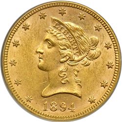 1894 $10 Liberty PCGS MS62