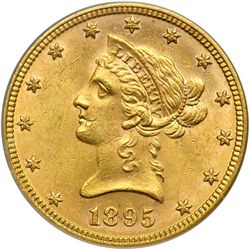 1895 $10 Liberty PCGS MS62
