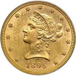 1895 $10 Liberty PCGS MS62