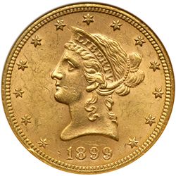 1899 $10 Liberty NGC MS62