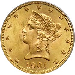 1901 $10 Liberty PCGS MS64