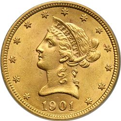 1901 PCGS graded Genuine