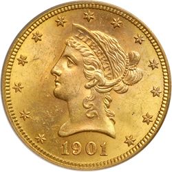 1901-S $10 Liberty PCGS MS64