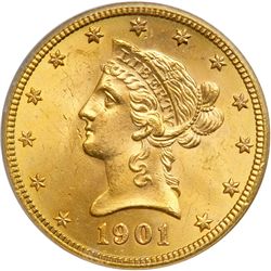 1901-S $10 Liberty PCGS MS64+