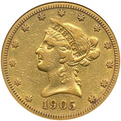 1905-S $10 Liberty